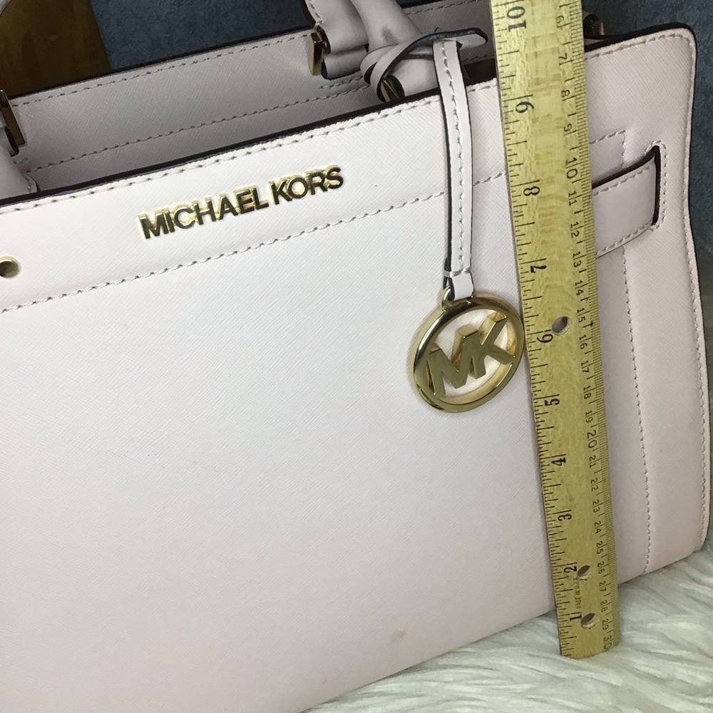 Michael kors Rayne Satchel in soft pink leather - Picture 9 of 16